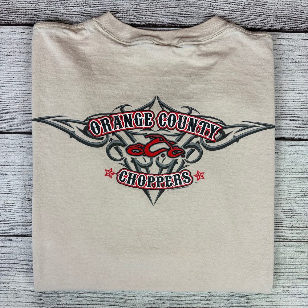 Vintage 2004 OCC Orange County Choppers Double Sided T-shirt